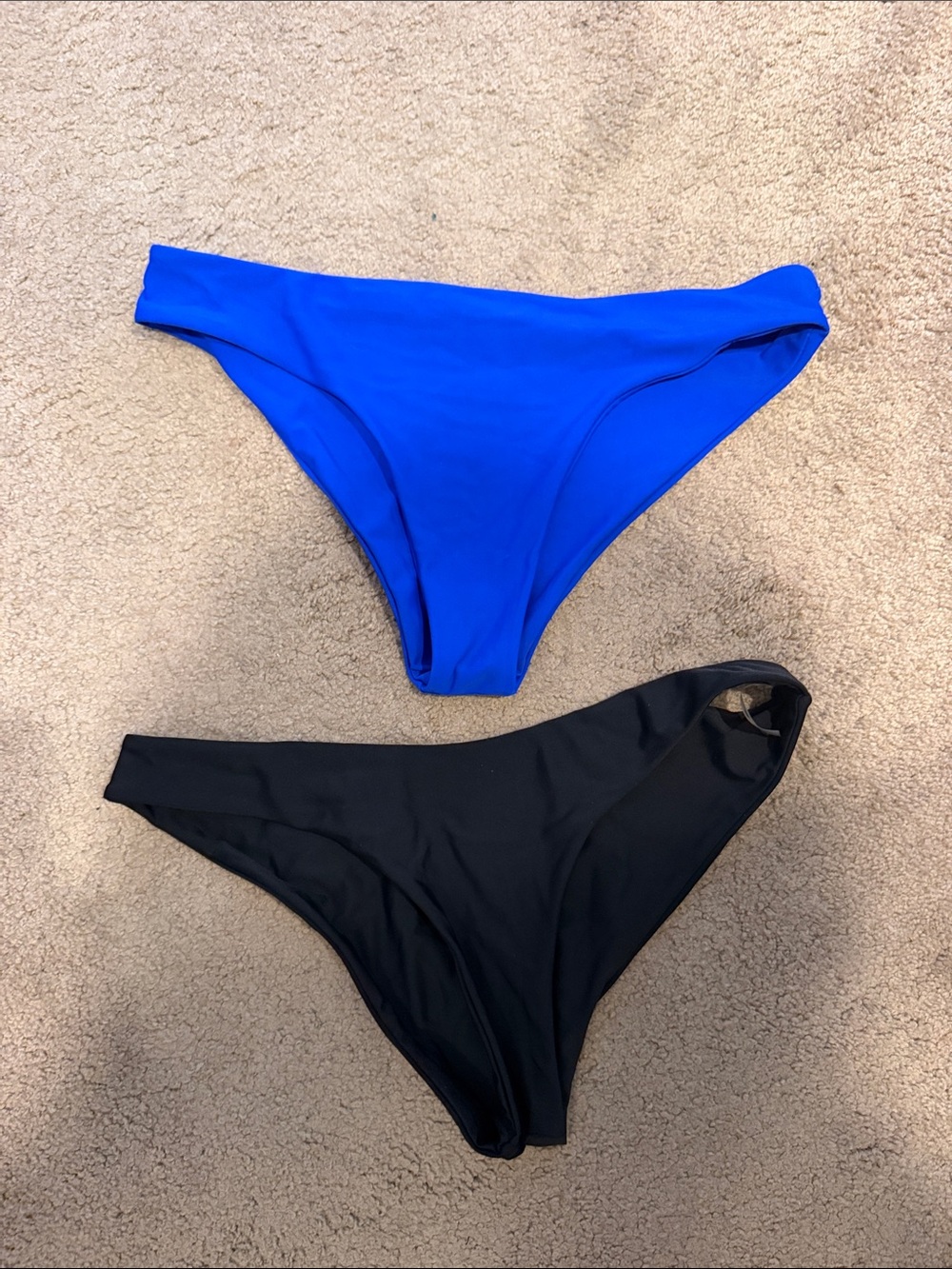 Women’s Bikini Bottoms - Royal Blue & Black